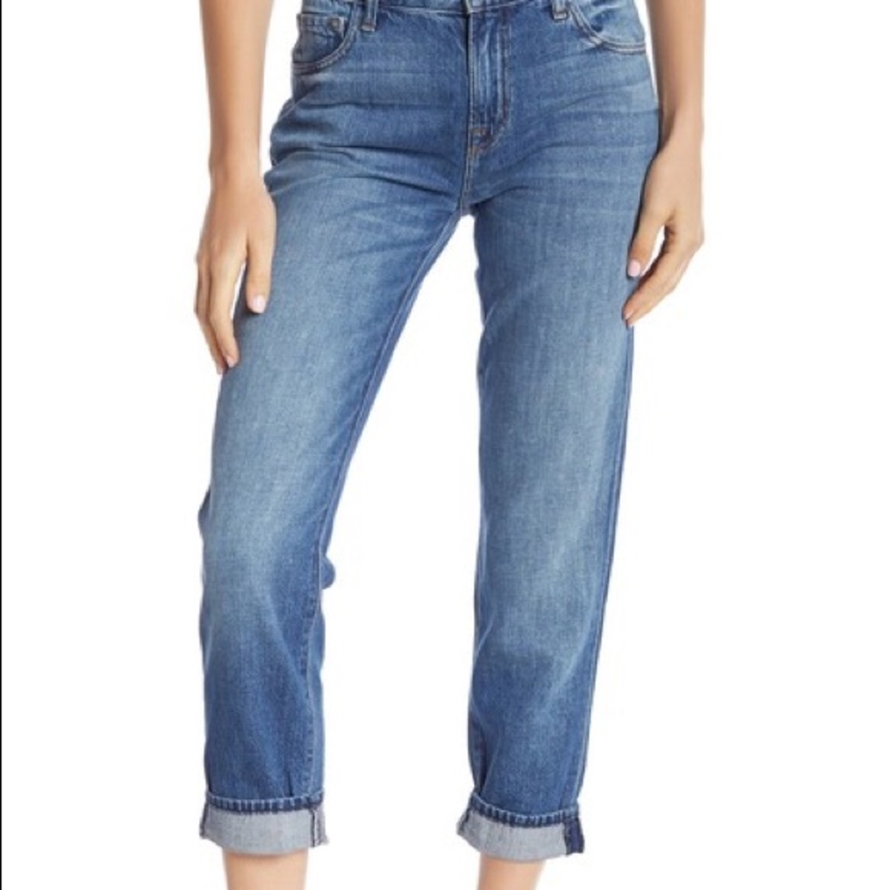 Low rise boyfriend J Brand Jeans